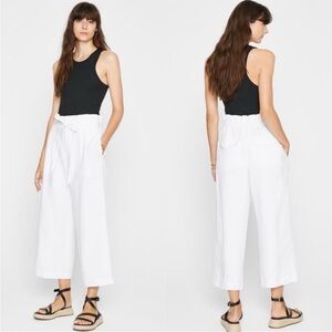 Club Monaco White Wide-Leg Women's Pants